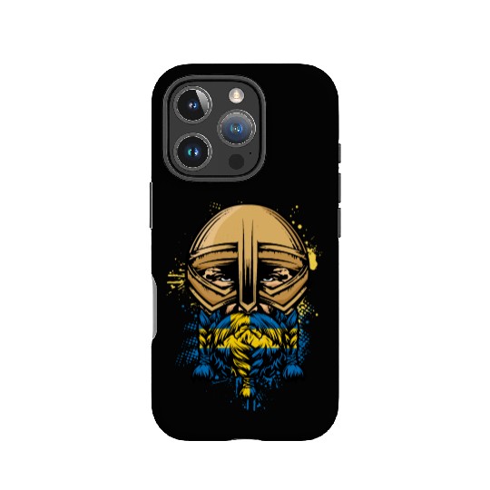 Swedish Viking Warrior Gift Sweden Viking Helmet IPhone Cases