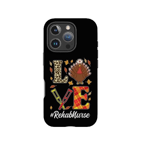 Cute Rehab Nurse Thanksgiving Outfit IPhone Cases