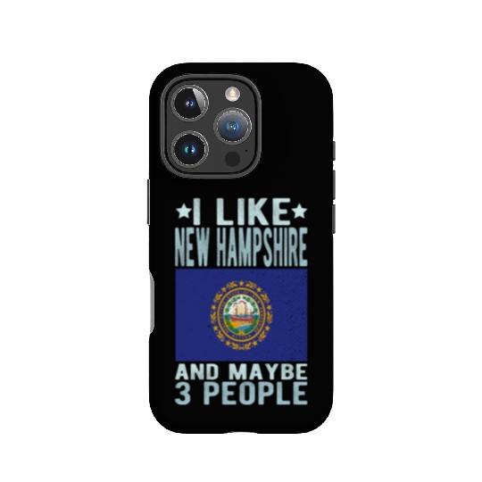 New Hampshire Flag US State IPhone Cases