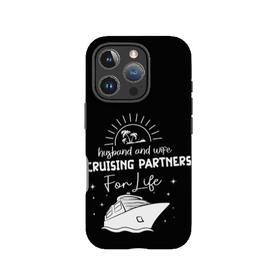 Husband And Wife Cruising Partners For Life IPhone Cases