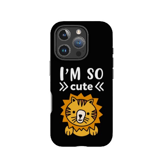 I m So Cute Lion Children Lion IPhone Cases
