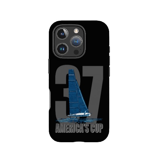 America s Cup 37 Blue IPhone Cases