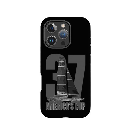 America's Cup 37 Grey IPhone Cases
