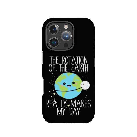 Rotation of the Earth Day Funny Science Teacher IPhone Cases