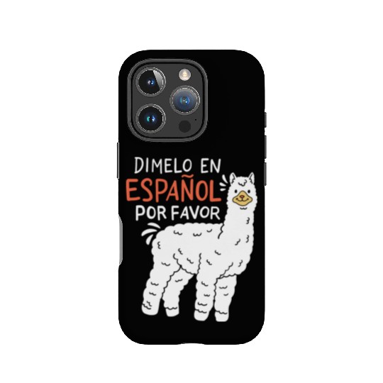 Spanish Teacher Llama IPhone Cases