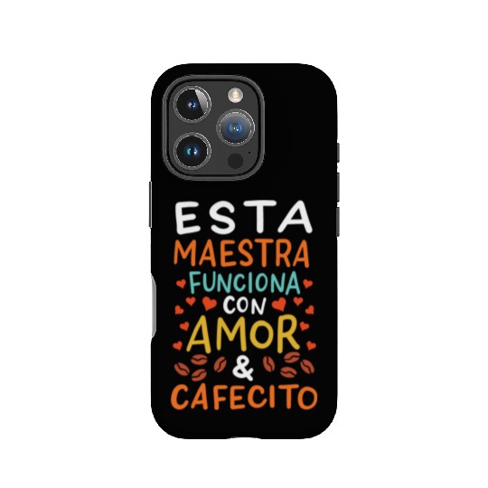 Spanish Teacher Maestra IPhone Cases