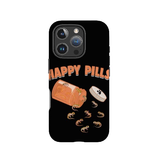 Happy Pills Leopard Gecko Funny Lizard Lovers IPhone Cases