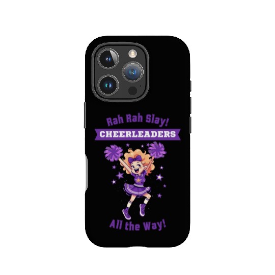 Rah Rah Slay Cheerleaders all the Way Cheer Design IPhone Cases