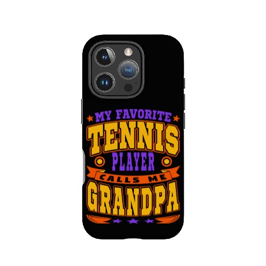 Calls Me Grandpa Funny Grandchildren Tennis Lover IPhone Cases