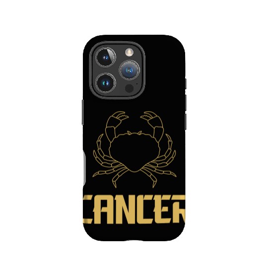 Cancer Zodiac Sign, astrology design, the crab IPhone Cases