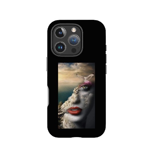 la femme et le nature IPhone Cases