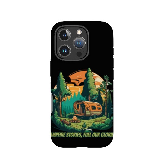 camping saying hiking sayings outdoor nature IPhone Cases