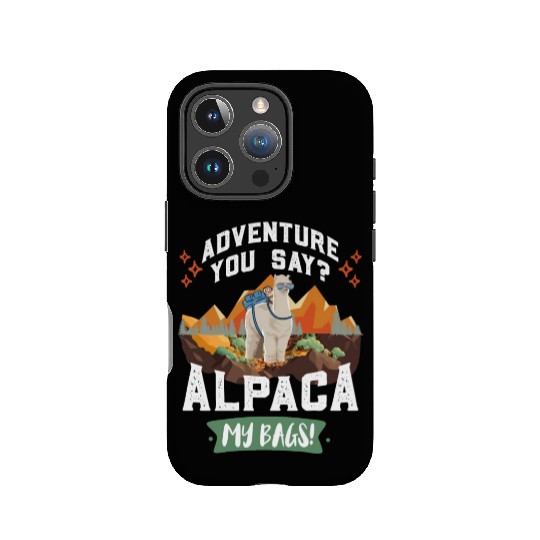Alpaca my Bags Hiking funny Mountain fan Hiker IPhone Cases