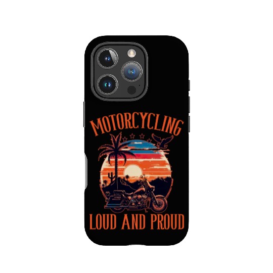 Motorcycling Loud And Proud IPhone Cases
