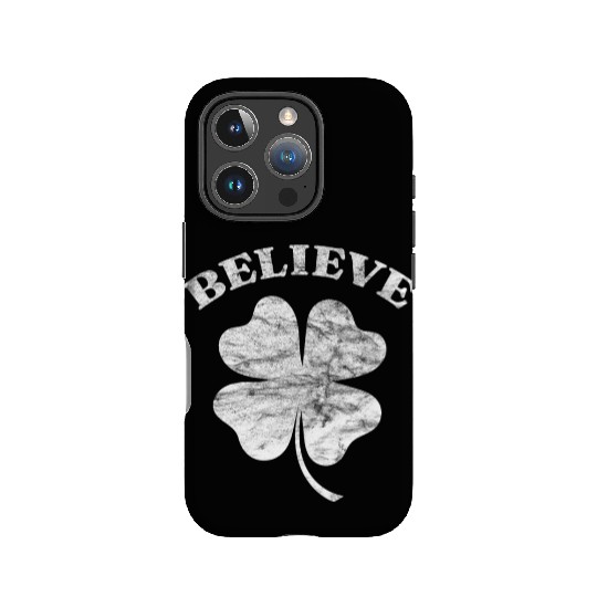Distressed Shamrock Retro Irish Four Leaf Clove IPhone Cases