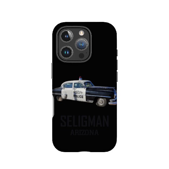 Old car city of Seligman in Arizonna, US Route 66 IPhone Cases
