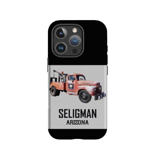 Old car city of Seligman in Arizonna, US Route 66 IPhone Cases