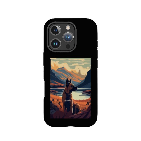 Belgian Malinois Nature IPhone Cases