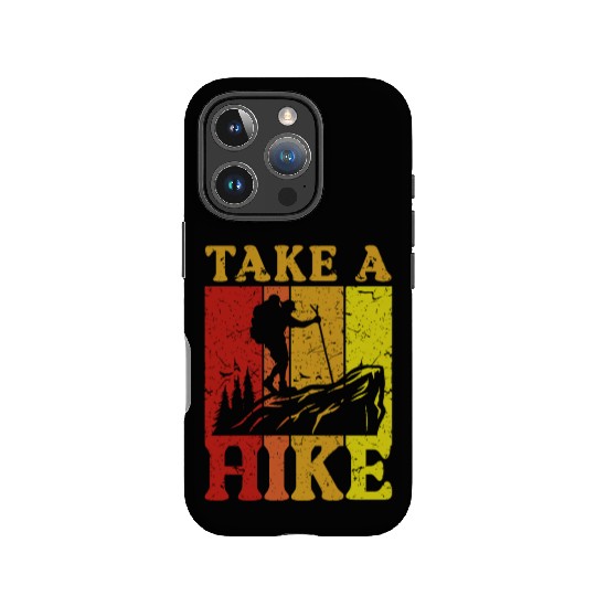 Take a Hike Wanderlust Hiker Hiking Mountains IPhone Cases