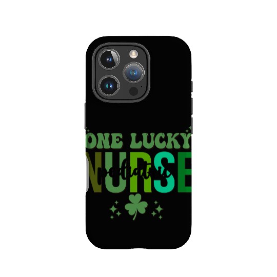 Saint Patricks Day Pediatric Nurse One Lucky Nurse IPhone Cases