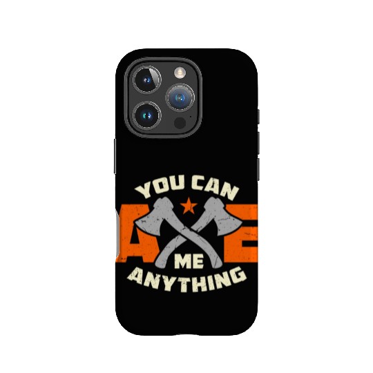 Axe Throwing You Can Axe Me Bullseye Axe Thrower IPhone Cases