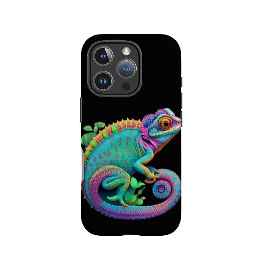 Cute Chameleon is a colorful beautiful Cute animal IPhone Cases