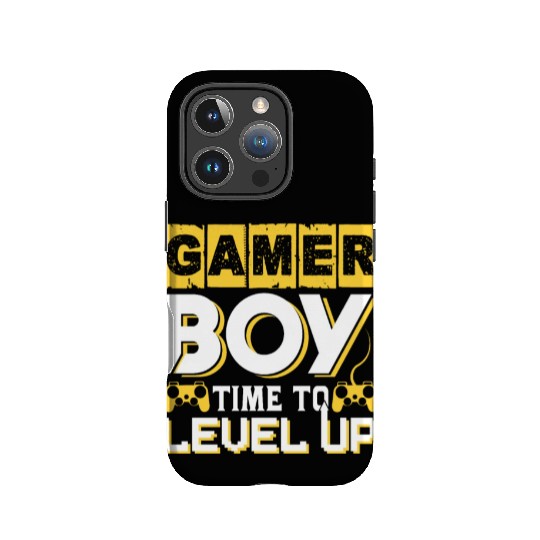 Gamer boy time to level up IPhone Cases