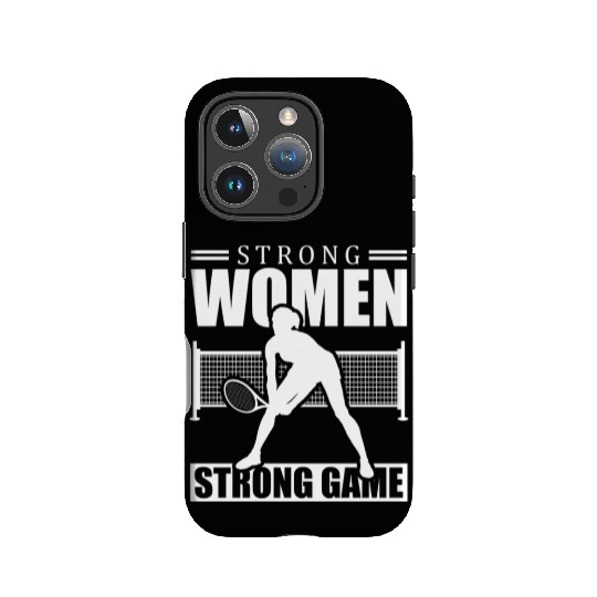 Strong Women Strong Game Racket Sports Athlete IPhone Cases
