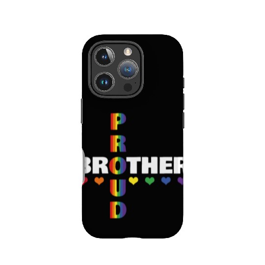Proud Brother Gay LGBTQ Rainbow LGBT Pride Month IPhone Cases