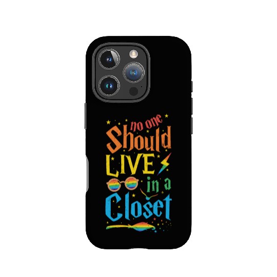 No One In Closet Gay LGBTQ Rainbow LGBT Pride IPhone Cases