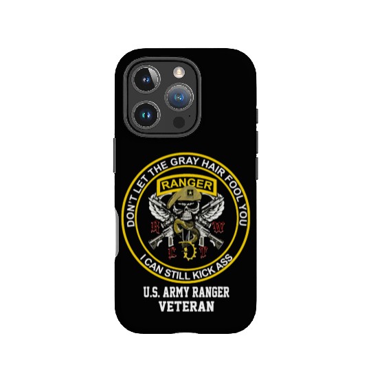 Funny Retired US Army Ranger Veteran USA Military IPhone Cases