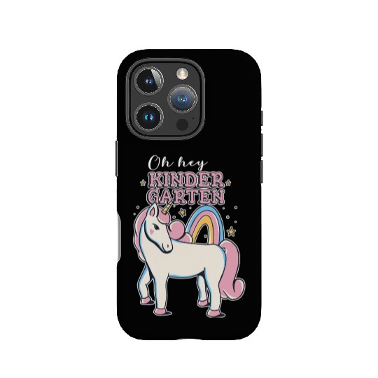 Rainbow and Unicorn Kindergarten Teacher IPhone Cases