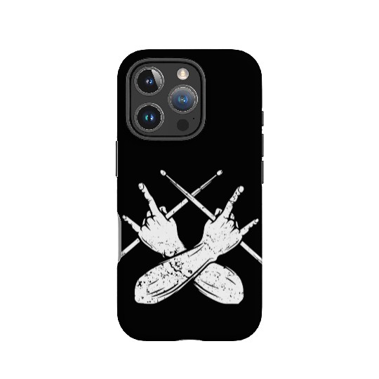 Rock n Roll - Drummer IPhone Cases