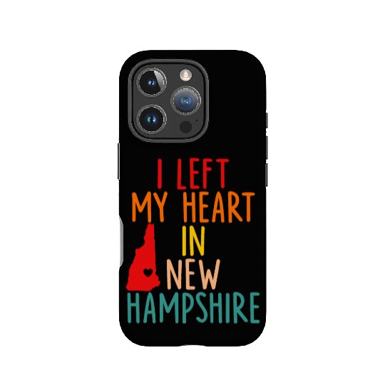 I Left My Heart In New Hampshire IPhone Cases