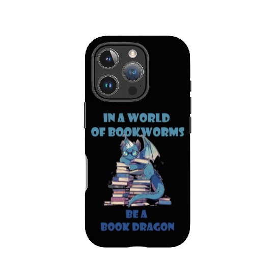 In A World Full Of Bookworms Be A Book Dragon IPhone Cases