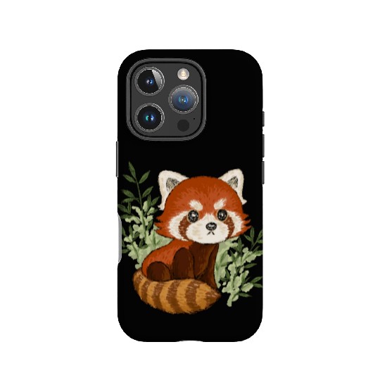 Red Panda In Nature IPhone Cases