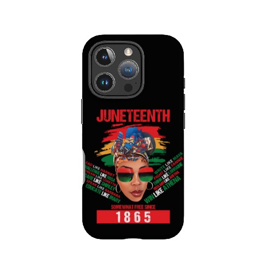 Juneteenth Honoring the Struggle Embracing Freedom IPhone Cases