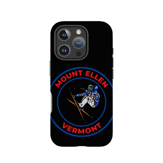 Retro Cool Skiing in Mount Ellen Vermont Souvenir IPhone Cases