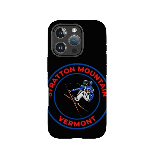 Retro Skiing Stratton Mountain Vermont Souvenir IPhone Cases