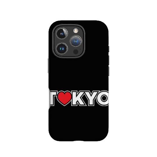 Red Tokyo Heart Love Japan Japanese Icon Souvenir IPhone Cases