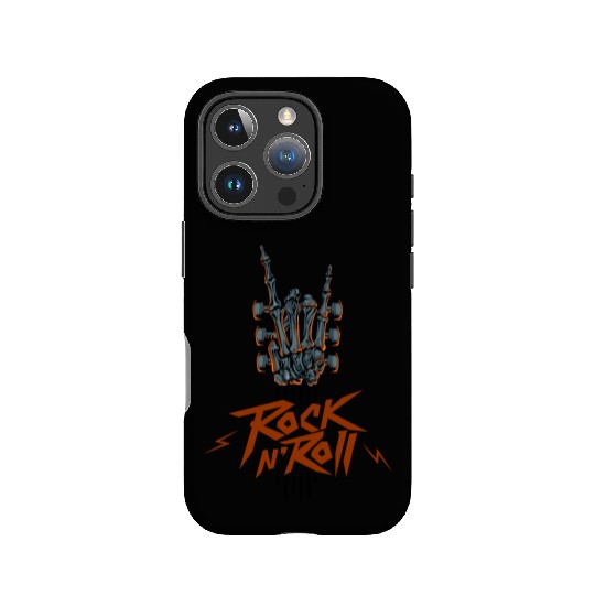 Guitar Neck Skeleton Hand Rock And Roll Guitar IPhone Cases
