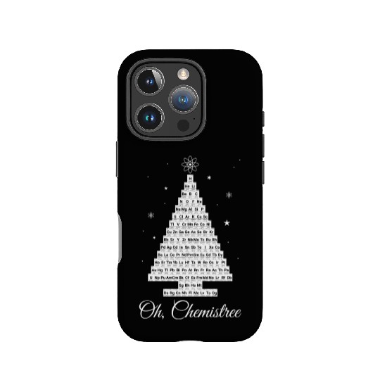 Oh Chemistree Chemistry Periodic Table Elements Tr IPhone Cases