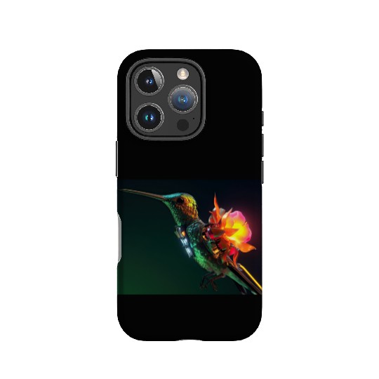 Techno Hummingbird IPhone Cases