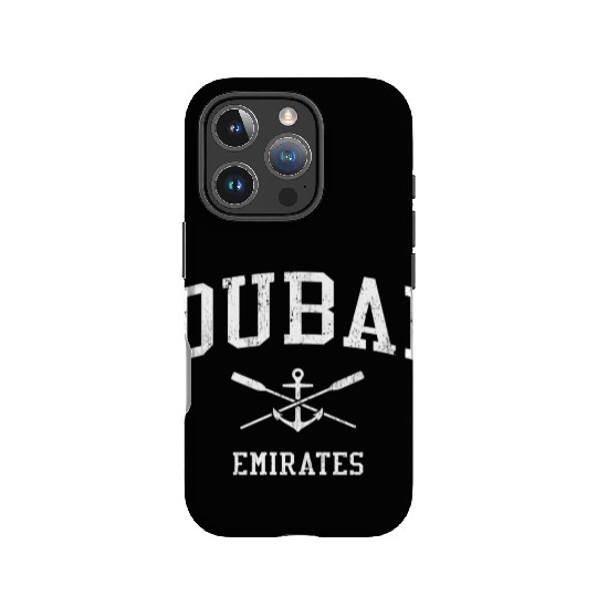 Dubai Crossed Oars Boat Anchor Sports IPhone Cases