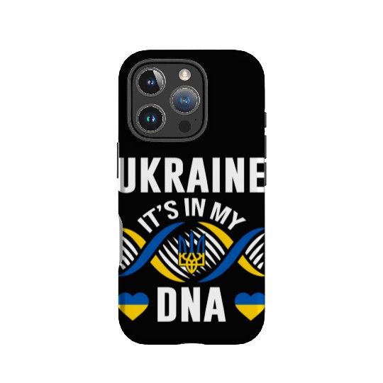 Ukraine Is In My Dna Ukrainian National Pride Flag IPhone Cases