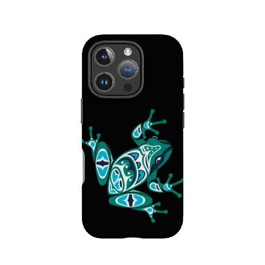 Native American Indian Style Frog Pacific Northwes IPhone Cases