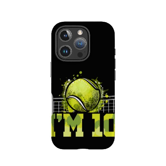 I'm 10 Racket Sports Tennis Player Kid 10th IPhone Cases
