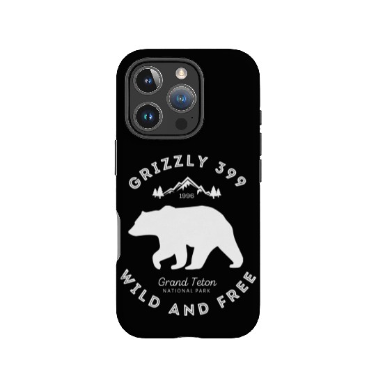 Grizzly 399 Wild Free Grand Teton National Park IPhone Cases
