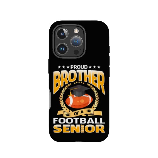 Proud Brother Of A Football Senior 2023 Graduation IPhone Cases