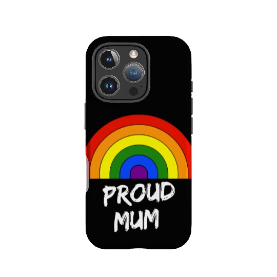 Proud LGBT Mum Love Fun Mothers Day Gay Pride Mont IPhone Cases